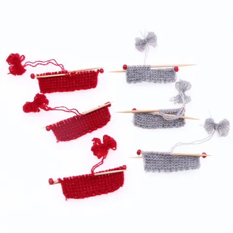 Dollhouse Miniature Hand Knitted Sweater Model BJD Mini Sewing Scene Props DIY Craft Toy Doll Accessories