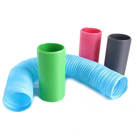 Giocattolo per criceti per animali domestici Tunnel retrattile in plastica Chinchilla Furetto Pista da corsa Tubo da masticare espandibile Forniture per animali domestici