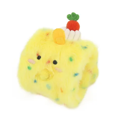Giocattolo per Animali in Peluche Rotolo Svizzero Carta Scoppiettante Masticazione Interattiva Antinoia per Gatti e Cuccioli