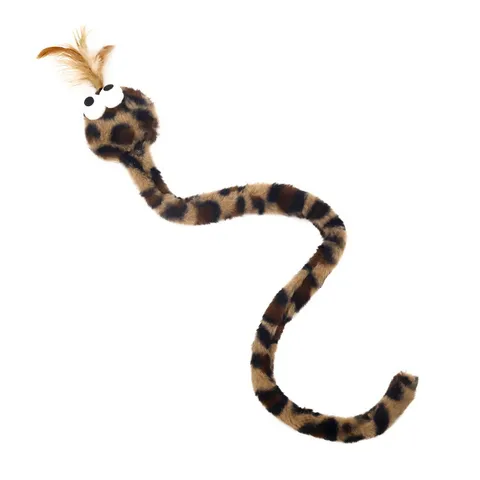 Giocattolo Gatto Serpente Stampa Leopardo Peluche Giocattolo Gattino Interattivo Con Erba Gatta E Carta Scoppiettante