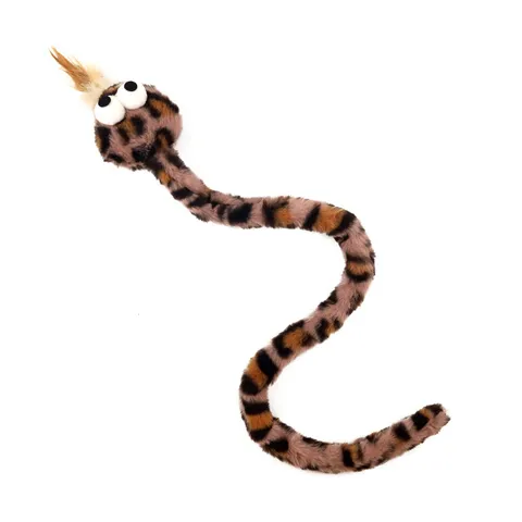Giocattolo Gatto Serpente Stampa Leopardo Peluche Giocattolo Gattino Interattivo Con Erba Gatta E Carta Scoppiettante