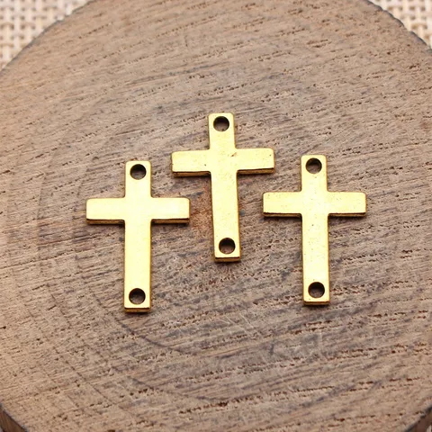 Vintage Zinklegierung Kreuzverbinder Charms Für DIY Schmuckherstellung Halsketten Armbänder Religiöse Anhänger Zubehör Retro Stil