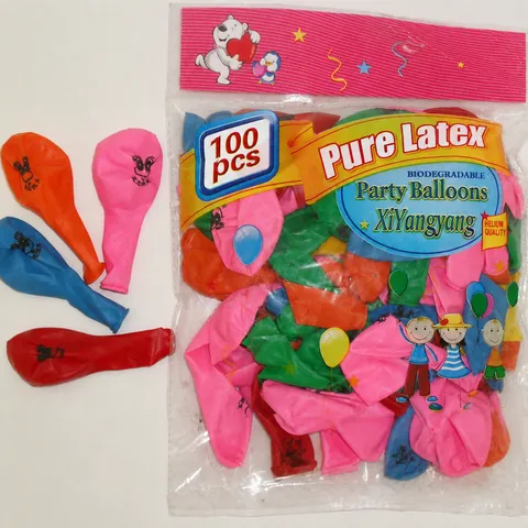 Latex Lächelndes Gesicht Gedruckt Ballons Bunte Party Ballons Für Geburtstag Hochzeit Feier Event Dekoration Zubehör