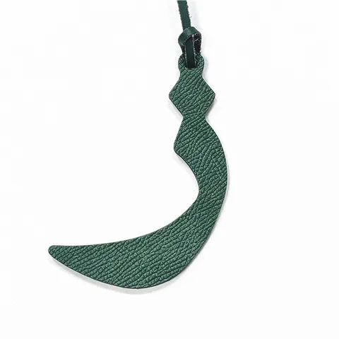 Genuine Leather Arabic Letter Bag Charm Mini Purse Pendant Handbag Keychain Decoration Accessory For Women Girl Luxury Style