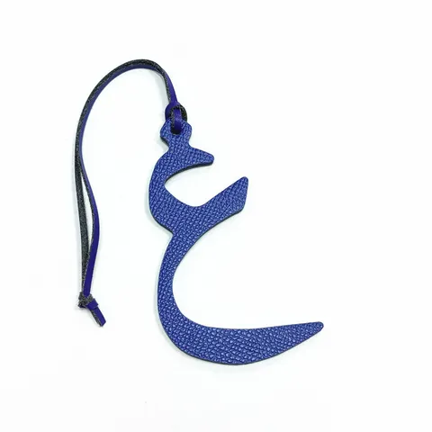 Genuine Leather Arabic Letter Bag Charm For Women Handbag Personalized Name Tag Pendant Accessory Decorative Keychain Charm