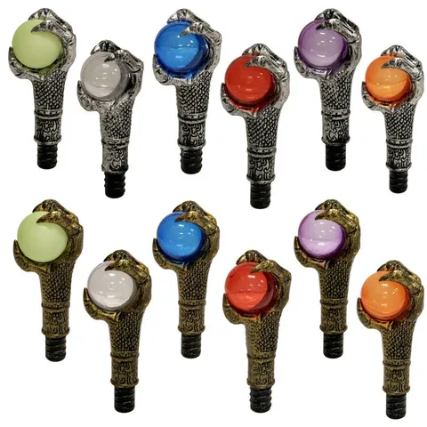 Halloween Magic Wand Eagle Claw Scepter Prop Colorful Crystal Ball Plastic Claw Staff For Party Cosplay Costume Accessory Fantasy Wand