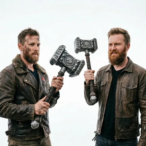 Halloween Party Plastic Thor's Hammer Prop Leopard God of Destruction Battle Hammer Cosplay Toy Accessory Decoration