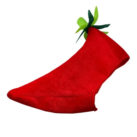 Sombrero de Chile Rojo Divertito Verdura Cosplay Fiesta Tocado Novedad Accesorios de Disfraces Para Halloween Actuación