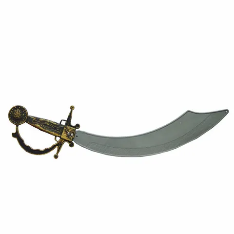 Halloween Kids Pirate Cutlass Toy Sword Plastic Weapon Prop For Cosplay Costume Party Dress Up Stage Performance