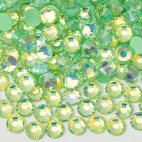 Colorful Glass Flatback Rhinestones Round Crystal Rhinestones For Nail Art Phone Case DIY Craft Decoration