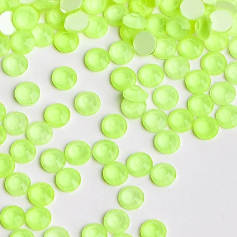 Strass de Vidrio Plano Fluorescente Granel DIY Prenda Vestido Manualidades Accesorios Piedras de Cristal Brillantes