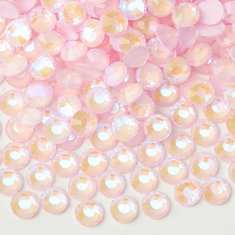Glass Crystal Flatback Rhinestones Glow In The Dark AB Color Nail Art DIY Phone Case Decorative Accessories