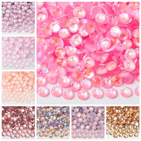 Glass Flatback Rhinestones Crystal Nail Art Rhinestones DIY Craft Phone Case Decoration Shiny Rhinestone Loose Stones