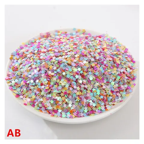 Pruimenbloesem En Ster Pailletten Kunststof Hars Knutselmateriaal Losse Pailletten Voor DIY Kledingaccessoires Nagelkunst