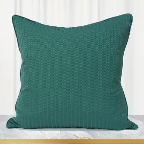 Modern Minimalistisch Grün Gestreift Sofa Kissenbezug Kissen Dekoration Wohnzimmer Wurf Kissenbezug