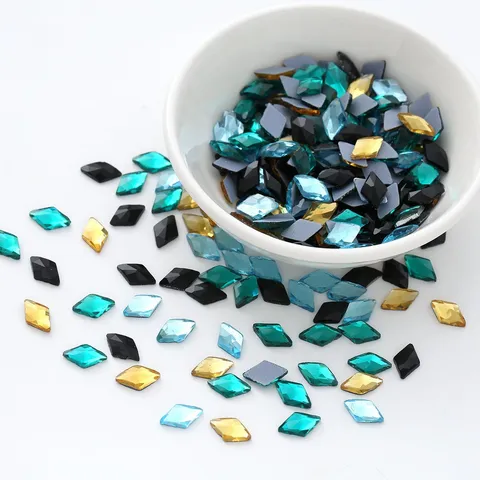 Strass Hotfix in Cristallo di Vetro Diamante Gemme Piatte per Accessori di Gioielli Fai-da-Te per Nail Art