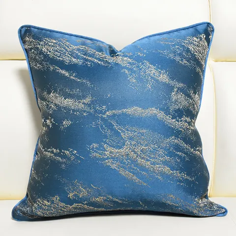 Nuova Fodera per Cuscino da Divano Jacquard in Stile Cinese Botanico Floreale Fodera per Cuscino Decorativa di Lusso per Soggiorno