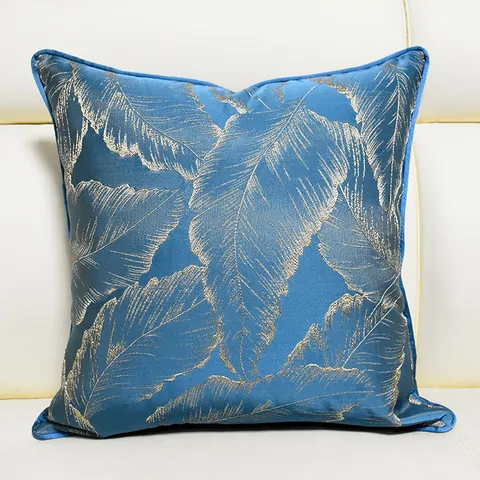 Nuova Fodera per Cuscino da Divano Jacquard in Stile Cinese Botanico Floreale Fodera per Cuscino Decorativa di Lusso per Soggiorno