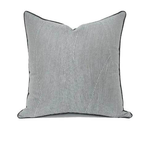 Fodera per Cuscino da Divano in Poliestere Moderno Minimalista Stile Hotel Lusso Cuscino Decorativo Geometrico per Soggiorno Camera da Letto