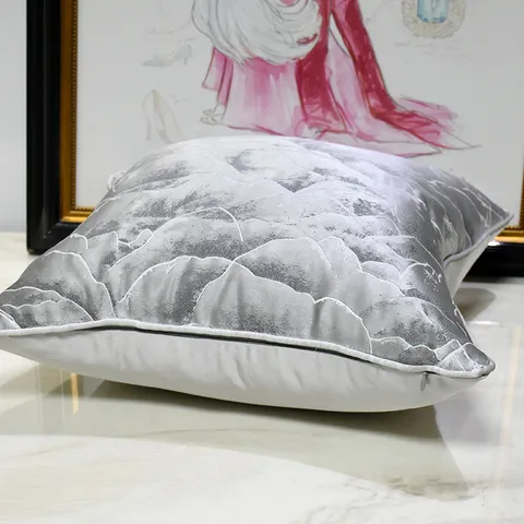 Cuscino da Divano per Soggiorno di Lusso Minimalista Nordico Copricuscino in Poliestere con Motivo d'Arte Astratta Moderna Decorazioni per la Casa