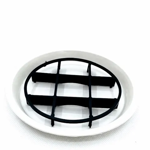 Plastic Flower Pot Bottom Elevated Base Grid Mat Breathable Drainage Anti Root Rot Tray Balcony Gardening Pot Stand