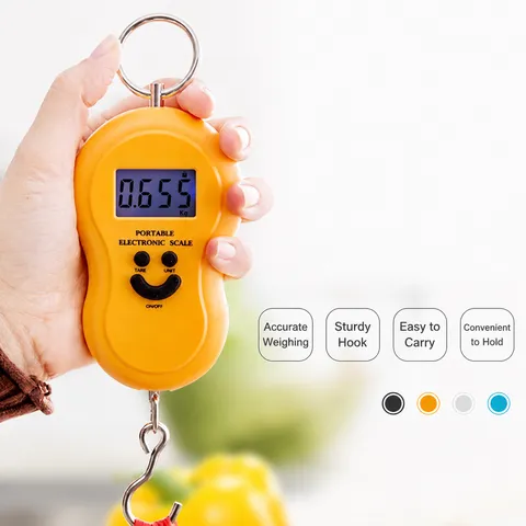 Portable Electronic Scale 50KG High Precision Digital Hanging Luggage Scale Kitchen Express Weighing Hook Scale