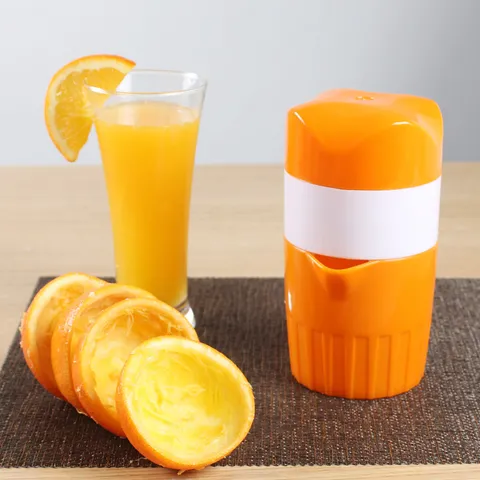 Exprimidor Manual de Naranjas Portátil Prensa Manual Limones Exprimidor de Frutas de Plástico