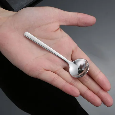 Cuillère d'Assaisonnement de Ménage en Acier Inoxydable Mini Cuillère à Café Petite Cuillère de Mesure pour Cuisine