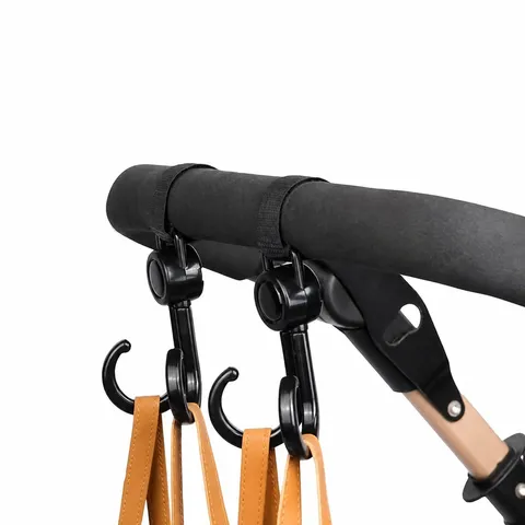 Universele Kinderwagen Haak Elektrisch Voertuig Stuur Haak Kunststof Klittenband Opslag Hanger Voor Baby Kinderwagen Auto Accessoires