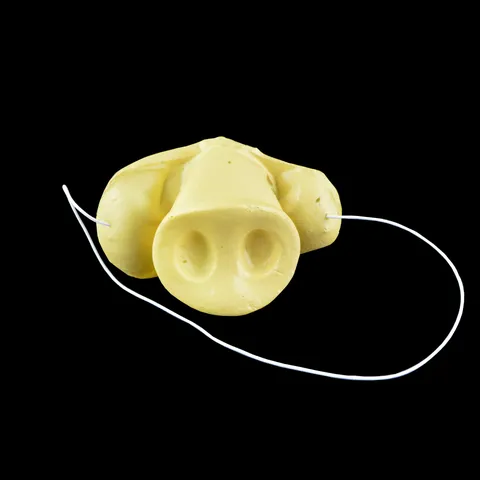 Halloween Pig Nose Mask Prop Funny Vinyl Simulation Pig Snout Costume Accessory With Elastic Band For Ball Dance Performance Party
