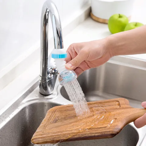 Kitchen Faucet Extender Anti Splash Sprayer Universal Water Saving Filter Adjustable Plastic Tap Nozzle Kitchen Sink Accessories