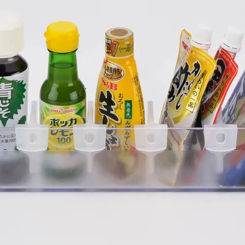 Refrigerator Side Door Storage Divider Plastic Adjustable Freezer Partition Board Multi Functional Kitchen Organizer Clip