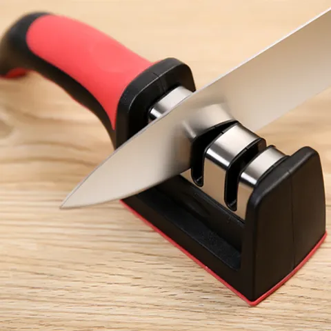 Multi Functional Kitchen Knife Sharpener Portable 3 Stage Diamond Tungsten Steel Ceramic Quick Sharpening Tool For Home