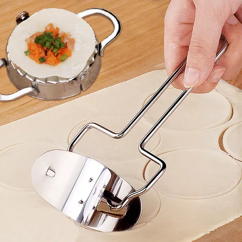 Ανοξείδωτος Κόφτης και Πρέσες για Dumpling Εργαλείο Κουζίνας