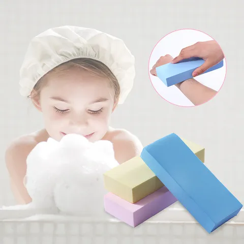 Éponge de Bain Exfoliante Douce Givreur de Corps Éliminateur de Peau Morte pour Adultes Bébés Accessoires de Bain