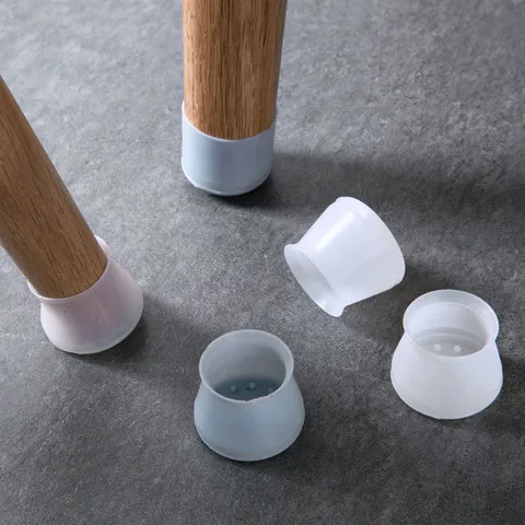 Silicone Chair Leg Protectors Non-Slip Furniture Leg Covers Thickened Table Chair Foot Pads Floor Protectors Silent Noise Reduction Home Daily Use