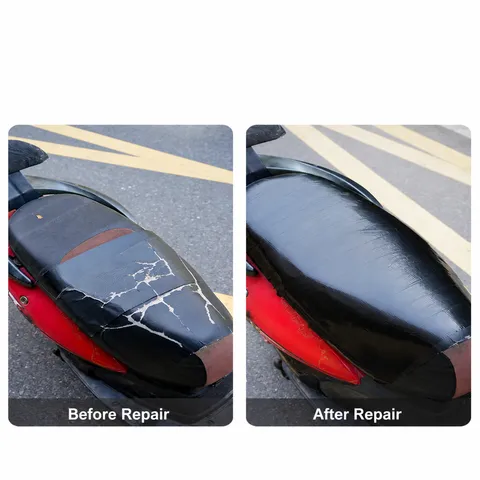Zelfklevend Lederen Reparatietape Waterdicht Krasbestendig Plakband Voor Bank Autostoel Meubels Motor Kussen Zwart