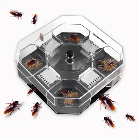 Huishoudelijke Kunststof Kakkerlakkenval Herbruikbare Ongediertebestrijding Catcher Box Multi Ingang Apparaat Voor Keuken