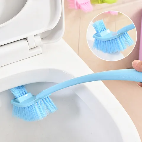 Household Long Handle Toilet Brush Bathroom Cleaning Brush Wall Mounted Toilet Cleaner Brush Without Dead Corners