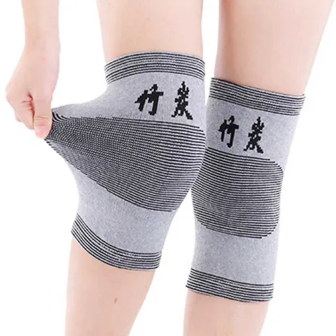 Thermal Bamboo Charcoal Knee Braces Breathable Joint Support Warm Leg Warmers For Sports And Daily Use Unisex