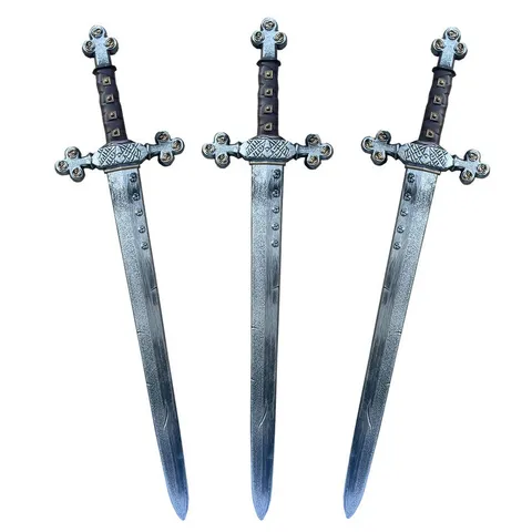 Halloween Plastikschwert Spielzeug Ritter Kreuz Rose Kostüm Waffe Requisite Für Kinder Cosplay Party Rollenspiel Verkleiden