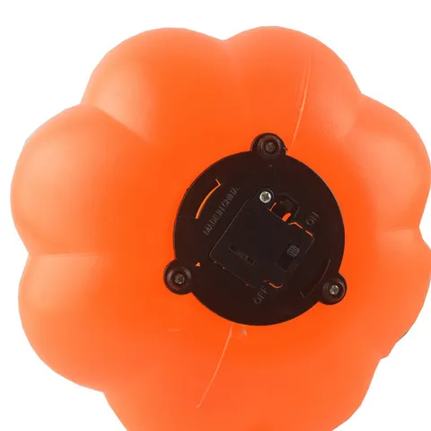 Halloween Spooky Stacked 3 Tier Glowing Pumpkin Light LED Battery Operated Plastic Jack-O-Lantern For Party Home Decor Prop