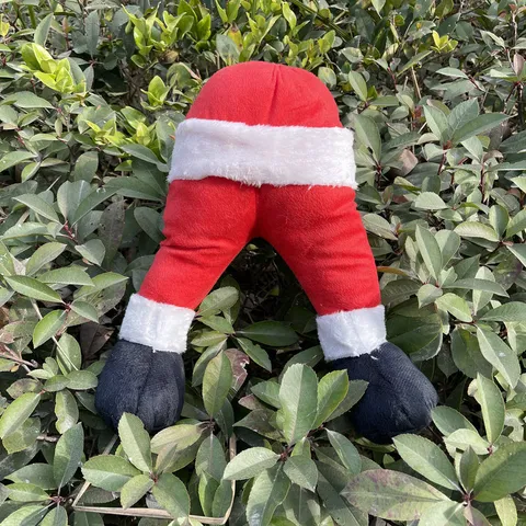 Weihnachten Weihnachtsmann Beine Elfenfüße Dekorationen Für Garten Hof Weihnachtsbaum Ornamente Hängende Plüsch Feiertags Party Dekor