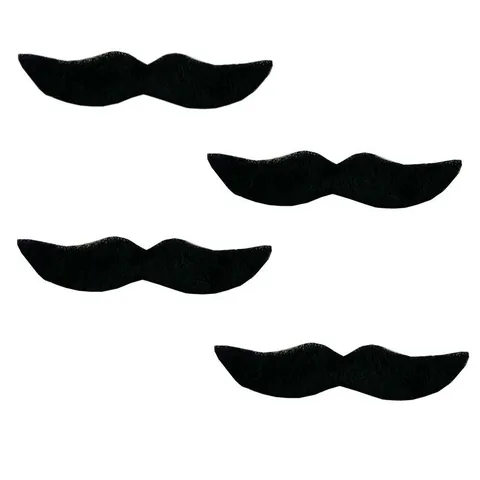Halloween Costume Festa Accessori Simulazione Baffi Finti Nero Peluche Gentleman Barba Autoadesiva Per Carnevale Cosplay
