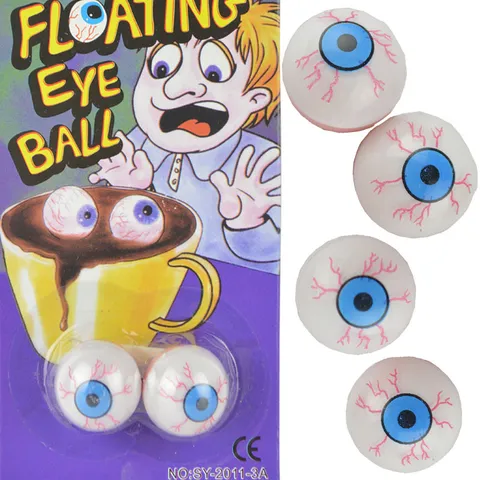 Halloween Prank Eyeball Props Scary Fake Realistic Eyes Plastic Novelty Toys For Party Holiday Decoration