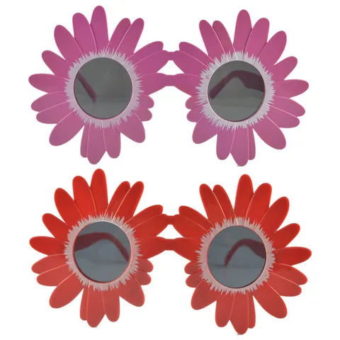 Novelty Hawaiian Daisy Flower Sunglasses Funny Party Glasses Sunflowers Masquerade Dress Up Eyewear For Festival Party