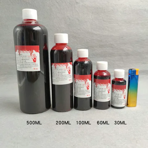 Halloween Realistisches Kunstblut Plasma Flüssigkeit Für Film Spezialeffekte Make-up Kostüm Requisiten Party Streich Horror Rotes Blut