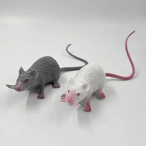 Giocattolo Topo di Simulazione PVC Modello di Ratto Realistico Spaventoso Puntello di Scherzo Per Decorazione Festa di Halloween
