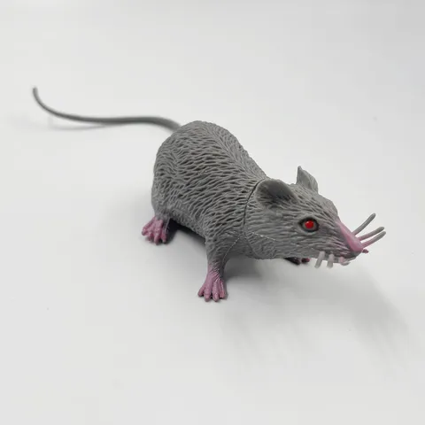 Giocattolo Topo di Simulazione PVC Modello di Ratto Realistico Spaventoso Puntello di Scherzo Per Decorazione Festa di Halloween