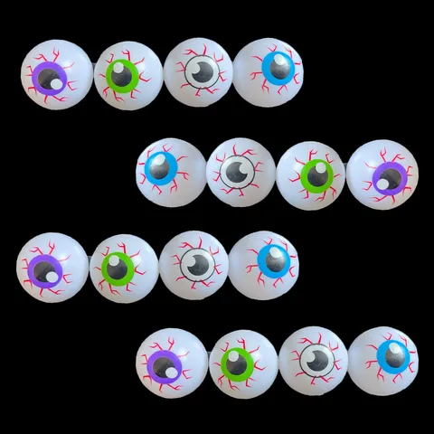 Halloween Prank Toy Horror Plastic Eyeballs Realistic Bloodshot Eyes Props For DIY Halloween Party Decoration Prank Gifts